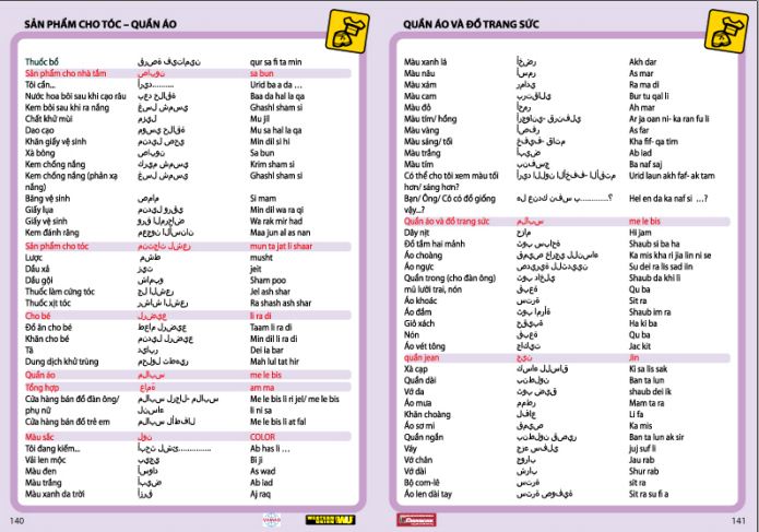 cẩm nang các từ và thành ngữ thường sử dụng khi làm việc tại Ả Rập phần 2