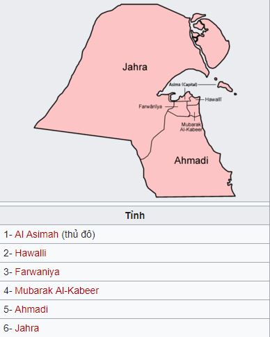 Địa lý đất nước Kuwait